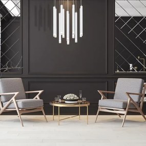 Lustră LED pe cablu ALBA 12xLED/1W/230V albă