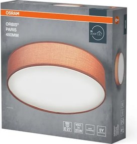 Osram - Plafonieră ORBIS PARIS 3xE27/15W/230V, diametru 48 cm, maro