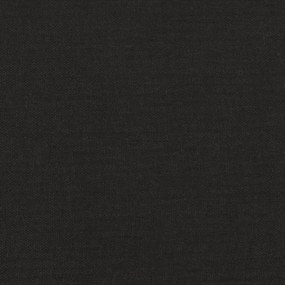 Taburet, negru, 45x29,5x39 cm, textil  piele ecologica Negru