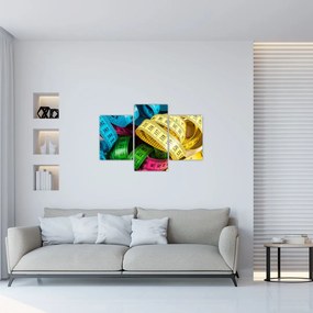 Tablou cu metri colorați (90x60 cm)
