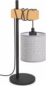 BRILAGI - Lampă de masă NUBILA 1xE27/40W/230V maro/negru/gri