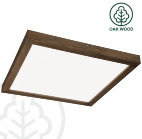 Brilagi-LED Corp de iluminat pentru baie WOODY FRAME LED/50W/230V 60x60 cm IP44, finisaj stejar-nuc