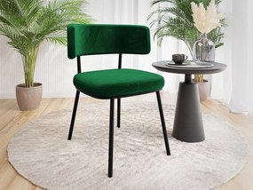 Scaun sufragerie Sorossa (smaragd + Negru) . 1103516