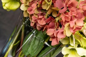 Aranjament floral mediu design LUX FAZZOLETTO HYDRANGEA