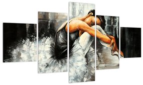 Tablou cu balerină nefericită (125x70 cm), în 40 de alte dimensiuni noi