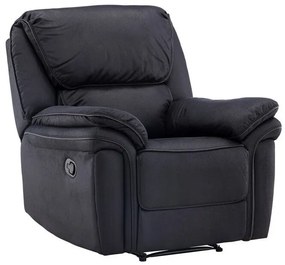 Fotoliu recliner Dallas 4199103x104x99cm, 45 kg, Negru, Tapiterie