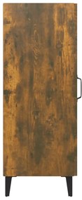 Servanta, stejar fumuriu, 34,5x34x90 cm, lemn compozit 1, Stejar afumat
