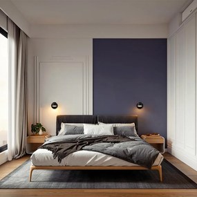 Aplica LED de perete design modern Pixel negru