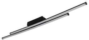 Plafonieră LED Globo 67342-24D KIRINA LED/24W/230V 3000K negru