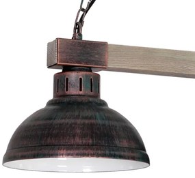 Lustra cu lant HAKON 3xE27/60W/230V