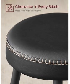 Scaun de bar LIOR, negru