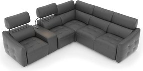 Coltar lemn masiv Davos, 262 × 100 × 287 cm - Stânga