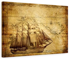 Tablou canvas Old Ship 120x80 cm