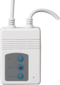 HOMCOM Ecran Proiector 120", Motorizat cu Telecomandă, Montaj pe Perete sau Tavan, Ideal pentru Acasă și Birou, 293,5x8x176 cm, Alb | Aosom Romania