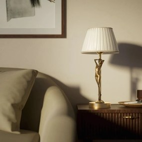 Lampa de masa figura feminina din alama Donne