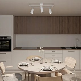 Spot aplicat 3x GU10, 30W, 230V, alb