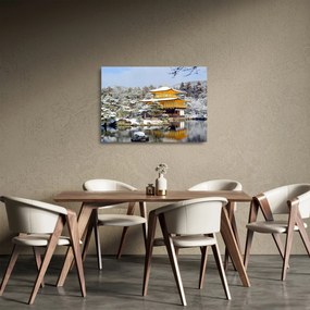 Tablou pe sticlă - Kinkakuji, Japonia (70x50 cm)