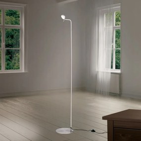 Lampadar LED cu spot ajustabil STUDENT crom satin