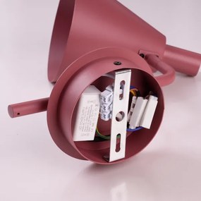 Lampă LED de perete Brilagi LUCERA LED/3W/230V roșu-burgund