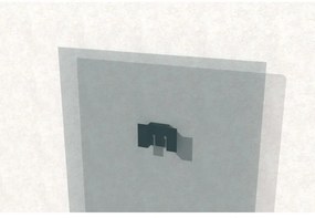 Tablou din sticlă 70x50 cm Marble – Wallity