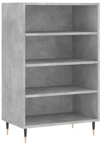 vidaXL Dulap înalt, gri beton, 57x35x90 cm, lemn compozit