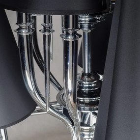 Azzardo AZ1417 - Lustră pe lanț DIABLO 12xE14/11W/230V negru