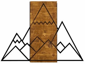 Accesoriu decorativ de perete din lemn Mountain