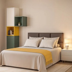 Boxie 2 sertare dulap de perete 40x80x37 cm alb