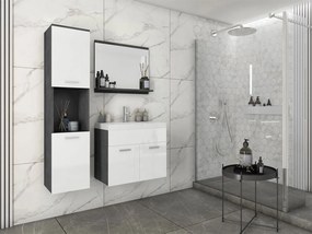 Set mobilier baie Florena  (matera + alb lucios). 1122164