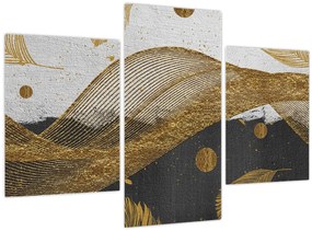 Tablou - Pene aurii (90x60 cm)