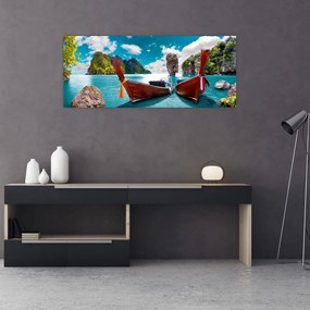 Tablou - Rai pe pământ (120x50 cm)