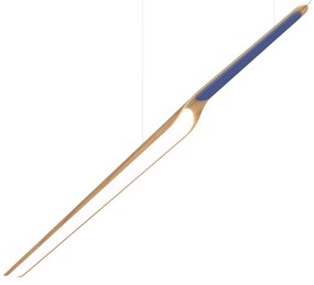 Lampă suspendată Swan Wing 1130 mm, reglabilă, multe variante - TUNTO Model: vigoare, Capac: presă cu plată, culoare albastră