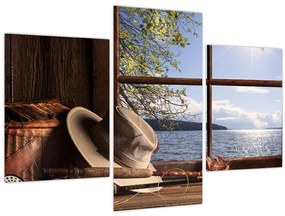 Tablou - Echipament de pescuit (90x60 cm)