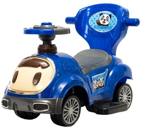 Masinuta copii si bebe NOVOKIDS™ BabyCar, Cu melodii si lumini, Maner de impins pentru parinti detasabil, Functie trotineta fara pedale, Pentru