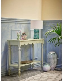 Masă consolă verde-deschis din lemn de pin 36x106 cm Salla – Bloomingville