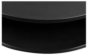 Măsuță de cafea FIKOLI 40x75 cm negru/stejar auriu