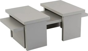 Masuta cafea SANCTUARY, gri, PAL, 110x45x30 cm