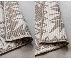 Covor de exterior maro/crem 120x170 cm Gemini – Elle Decoration