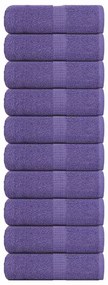 vidaXL Prosoape de baie 10 buc. FROGN violet 30x30 cm 100% bumbac