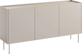 Comodă cu picioare metalice Desin 170 cm - cashmir / stejar nagano