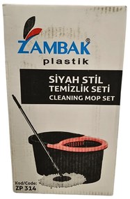 Set Mop Rotativ cu Galeata Zambak  Curatenie Rapida si Eficienta