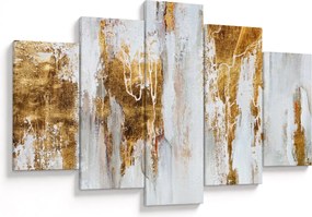 Tablou - Abstract auriu (150x105 cm)