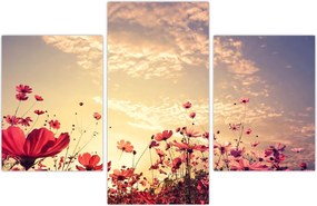 Tablou - Lunca cu flori (90x60 cm)