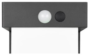 Corp de iluminat pentru exterior LED, de perete, solar (înălțime 14 cm) Colombo – Trio