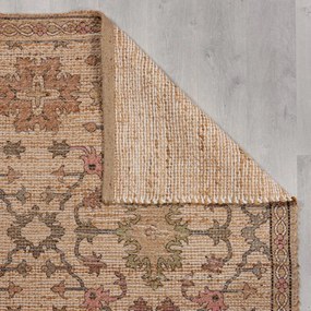 Covor tip traversă în culoare naturală țesut manual din amestec de iută 60x230 cm Celine Jute Global – Flair Rugs