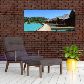Tablou cu Maledive (120x50 cm)