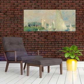 Tablou - Auguste Renoir, Regatta at Argenteuil, reproducere (120x50 cm)