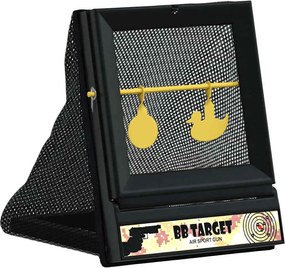 vidaXL Țintă Airsoft Negru 19 x 26 x 25 cm Plastic