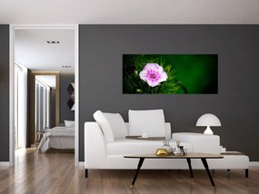 Tablou cu floare roz (120x50 cm)