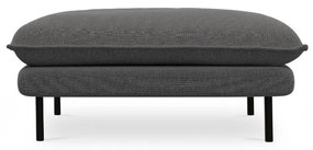 Taburet tapitat Vienna picioare negre – L100 x l80 x h43 cm
